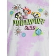 thumbnail image 4 of PowerPuff Girls Juniors’ Floral Tie Dye T-Shirt, 4 of 5