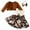 Brown, variant on FYMNSI Baby Girl Clothes Dress and Cardigan Set Toddler Girls Floral Sleeveless Dresses Long Sleeve Winter Velvet Coat