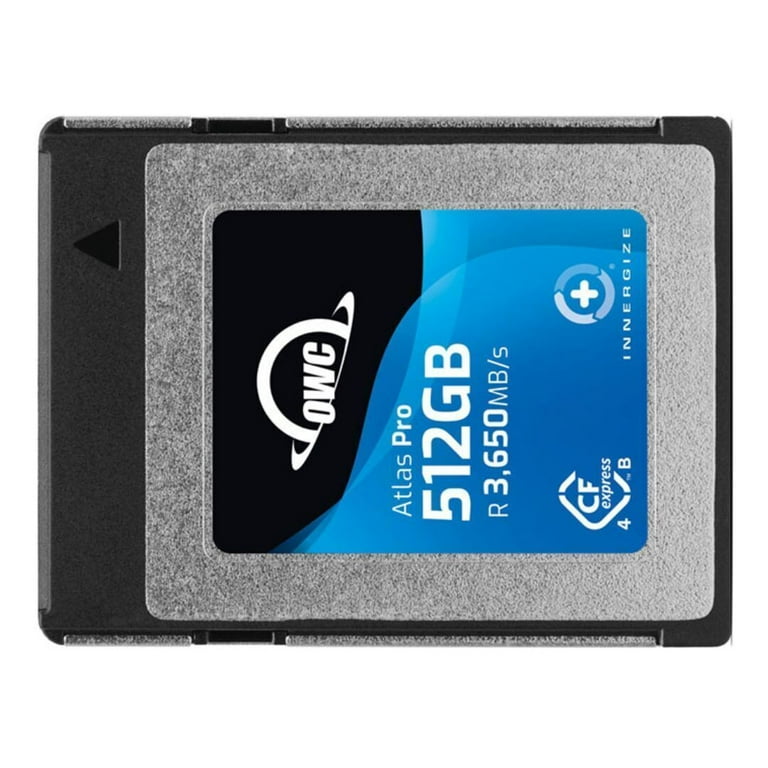 OWC Atlas Pro - Flash memory card - 512 GB - CFexpress Type B - TAA Compliant - Walmart.com OWC Atlas Pro - Flash memory card - 512 GB - CFexpress Type B - TAA Compliant - Walmart.com