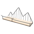 thumbnail image 1 of Estante De Montaje En Pared Estante Simple Textura De Madera Simple Fuerte Capacidad De Carga Líneas Geométricas Para Entrada Para Pared Para Cocina ANGGREK Otros, 1 of 8