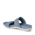 thumbnail image 3 of Dearfoams Womens Low Foam Double Band Sandal, 3 of 5