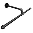 thumbnail image 5 of unbranded  Iron Hanger Rack Industrial Pipe Towel Bar Mounted Clothes Hanging Racks Black, 5 of 7