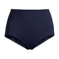 thumbnail image 3 of Lands' End Women's Plus Size Tummy Control Tugless High Waisted Bikini Swim Bottoms, 3 of 4