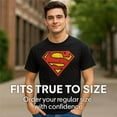 thumbnail image 4 of Bioworld Superman Logo Men's Natural Tee - Classic DC Comic Graphic T-Shirt, Cotton-XXL, 4 of 5