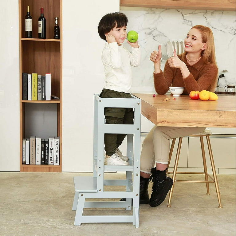 SDADI LT05G Mother s Helper Adjustable Height Kids Kitchen Step