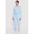 thumbnail image 4 of Women's Angel Rhinestone Zip Front Cropped Hoodie, 4 of 5