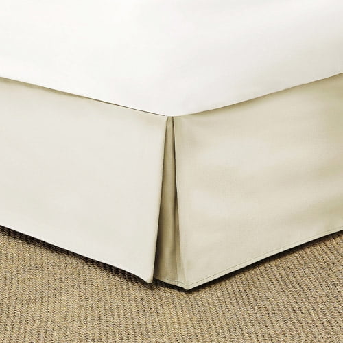 Mainstays Bed Skirt Collection, Twin, OffWhite