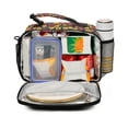 thumbnail image 2 of FORMRS Student Lunch Bag Insulated Reusable Cooler Box with Zipper Pockets, Yellow Floral, 2 of 9