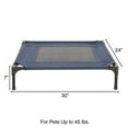 thumbnail image 2 of PETMAKER 30x24-Inch Elevated Dog Bed - Indoor/Outdoor Cot for Pets (Blue), 2 of 8