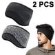 thumbnail image 1 of Diadema protectora para los oídos de lana para exteriores, 2 uds., cáñamo negro y gris cáñamo oscuro, 1 of 1