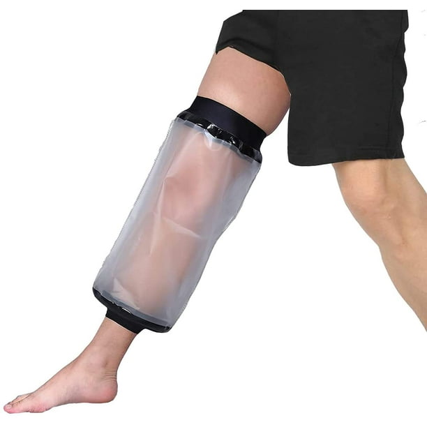 Knee Cast Cover for Shower,Waterproof Knee Shower Protector for Knee