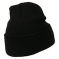 thumbnail image 4 of Silver American Flag Embroidered Beanie - Black OSFM, 4 of 5