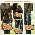 thumbnail image 4 of FORMRS Womens Shoulder Bag with Chain Strap Clutch Purse Cute Tote Handbag, Pink Cityscape Painting, 4 of 7