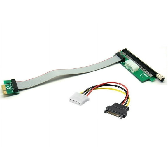 PCI Express Extension Cable 1x to 16x with Powered Riser Crypto Mining Cable