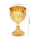 thumbnail image 4 of Brass Wine Goblet Chalice Goblet Cup Golden Medieval Viking Mug Gothic Drinking Vessel Metal Buddhist Altar Cup Holy Drinking Cup Vintage Buddha Water, 4 of 4