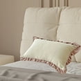 thumbnail image 4 of Pillow Covers under $5! kkbbma Ruffle Pillow Cases Standard Size, Ruffled Pillow Covers, Wrinkle Resistant Pillowcases 18.89×29.1 inch, Ruffled Pillow Shams, 4 of 6