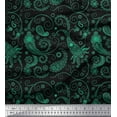 thumbnail image 1 of Soimoi Poly Georgette Fabric Floral & Paisley Printed Fabric 1 Yard 42 Inch Wide, 1 of 3