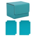 thumbnail image 3 of Caja de baraja de cartas coleccionables, álbum, contenedor resistente, tarjetas deportivas, funda, soporte para tarjetas azul shamjiam Estuche para baraja de cartas coleccionables, 3 of 7