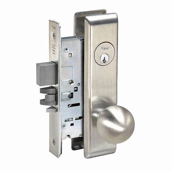 Knob Lockset, Mechanical, Privacy, Grd. 1