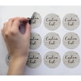 thumbnail image 2 of Darling Souvenir MADE WITH LOVE Rustic WoodTheme - 2" CustomStickersPremium 80 Self-AdhesiveRoundLabels, Personalized Wedding Party FavorStickers/RoundEnvelope Seal, 2 of 6