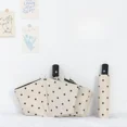 thumbnail image 5 of Fully Automatic Folding Polka Dot Umbrella UV Sun Protection Sun Umbrella Parasol Vinyl Simple Rain Dual-purpose Umbrella, 5 of 10