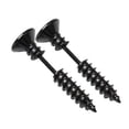 thumbnail image 3 of 3x1 Par de Pendientes de Tuerca de Acero Inoxidable 316L para Hombre, Color Negro 6 piezas, 3 of 6