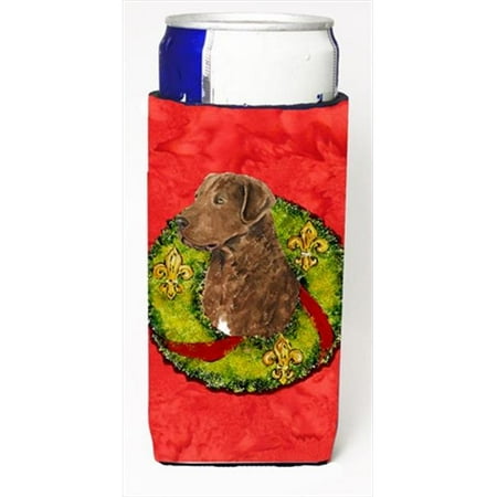 

Scottish Terrier Cristmas Wreath Michelob Ultra bottle sleeves For Slim Cans