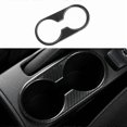 thumbnail image 2 of Carbon Fiber Style ABS Water Cup Holder Panel Cover Trim for, 2 of 5