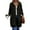 876#Black, variant on Long Zip Up Hoodie Women Oversized Zip Up Knee Length Tunic Sweatshirts Fall Casual Long Sleeve Hooded Jackets with Pockets 2025 Winter Option Army Green L