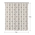 thumbnail image 5 of Highland Cow Cactus Triangle Pattern Shower Curtain 72"x84" ,Bathroom Decorative Shower Curtains Set with 12 Hooks,Modern Waterproof Washable Shower Curtain, 5 of 6