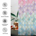 thumbnail image 4 of Cortina de ducha Allenjoy Mermaid Scales 180 x 180 cm de poliéster, 4 of 5