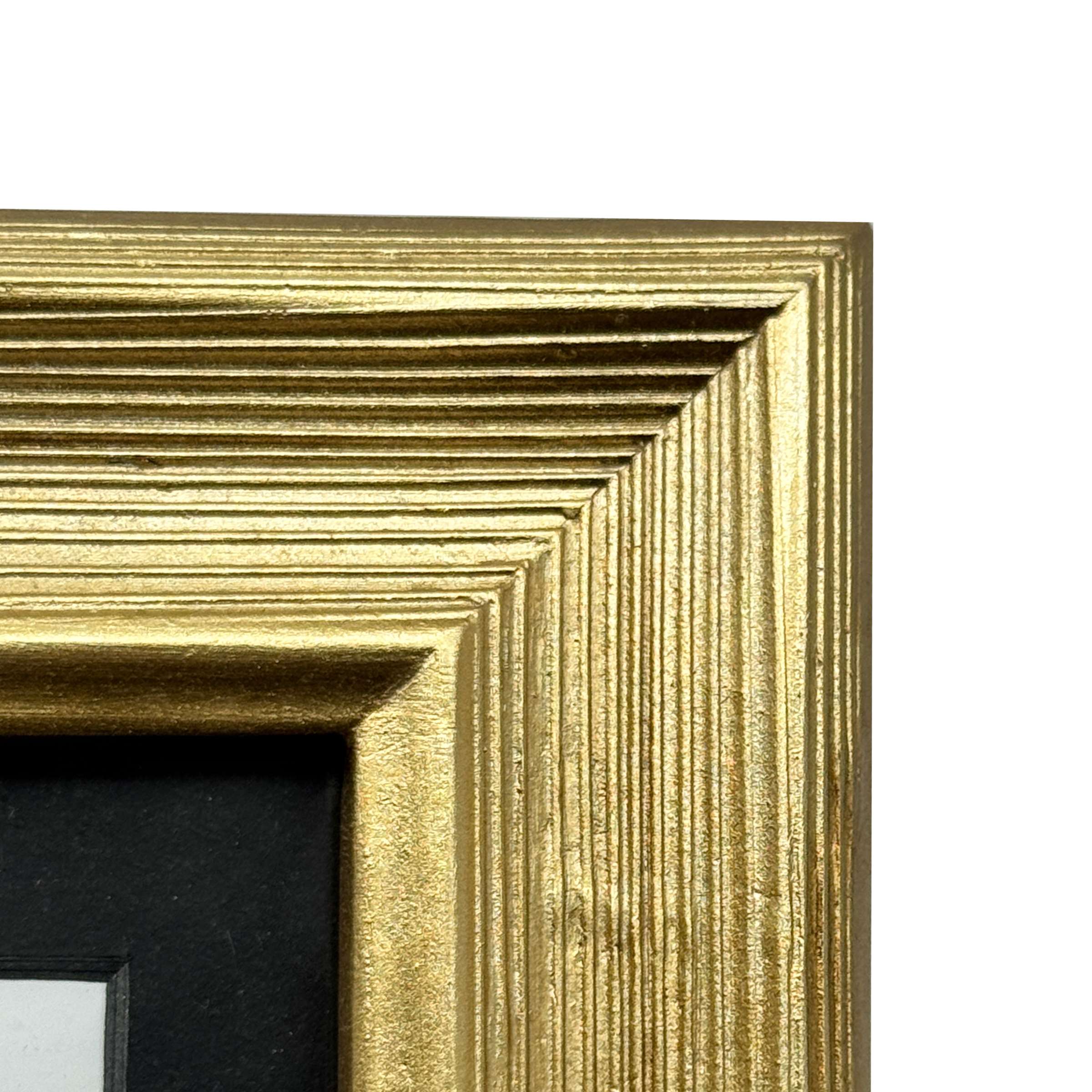 OneDesign Home 5X7 Gold Beveled Picture Frame