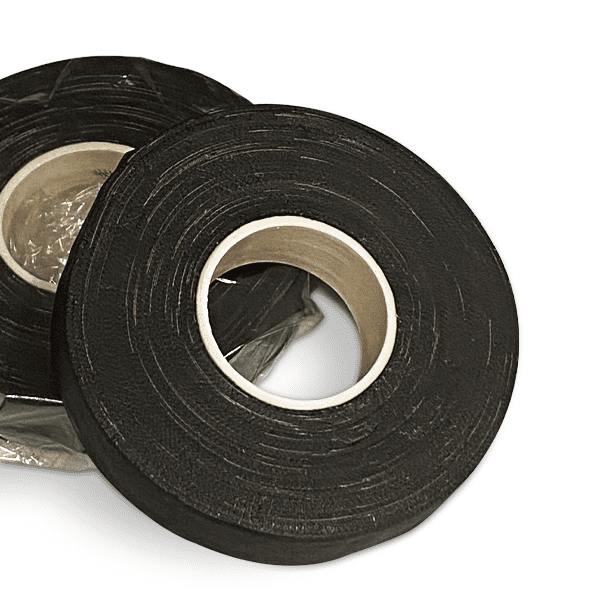 1-1/2 x 60' x 15 Mil Black Cloth/Rubber Adhesive Friction Tape 100