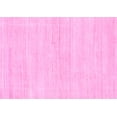 thumbnail image 1 of Ahgly Company Indoor Rectangle Solid Pink Modern Area Rugs, 2' x 4', 1 of 4