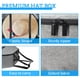 thumbnail image 5 of Matsuzay Caja de almacenamiento de sombrero de vaquero ABS, sombreros seguros y en marcha, asiento para sombrero de vaquero, hecho de tela Almacenamiento y organización del hogar negro, 5 of 6
