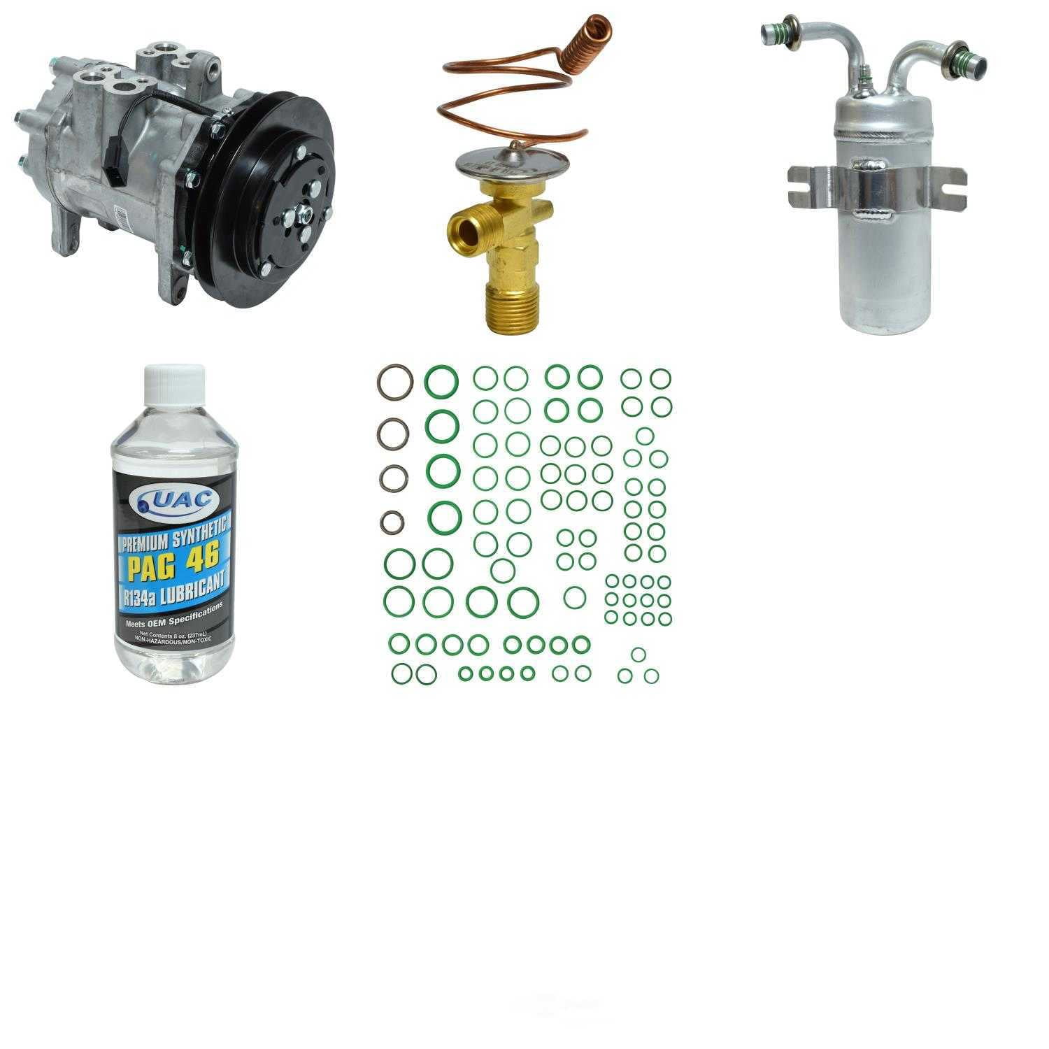A/C Compressor and Component Kit -- Compressor Replacement Kit Fits select: 1988-1991 FORD ECONOLINE