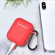 thumbnail image 3 of Gwong Electrónica Funda protectora de silicona con gancho de cordón para airpods 1/2 auriculares compatibles con Bluetooth, 3 of 7