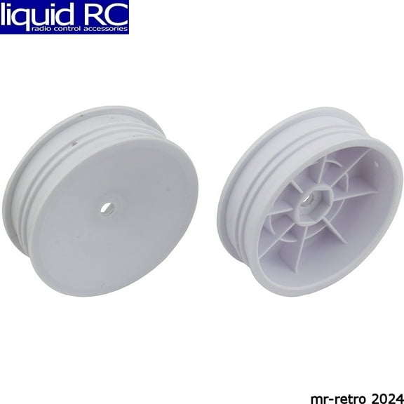 Associated 91757 2WD Slim Front Wheels 2.2 12mm hex white