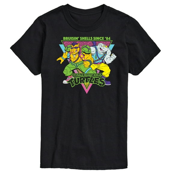 Teenage Mutant Ninja Turtles - 80s Bebop Rocksteady - Men's Short Sleeve Graphic T-Shirt