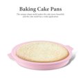 thumbnail image 3 of HEALEEP 3pcs Silicone Cake Baking Tray Round Shaped Molds for Home Bakers, 3 of 8