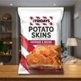 thumbnail image 2 of TGI Fridays Cheddar & Bacon Potato Skins Style Snack Crips, Gluten-Free, 3 oz Bag, 2 of 8