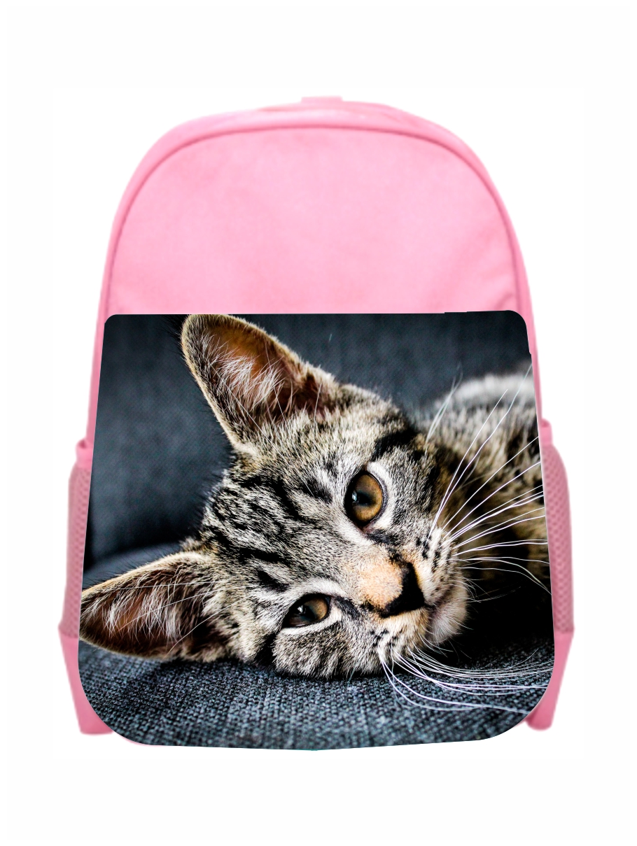Accessory Avenue School Backpack Cat Resting Kitten Girls Kids Pre
