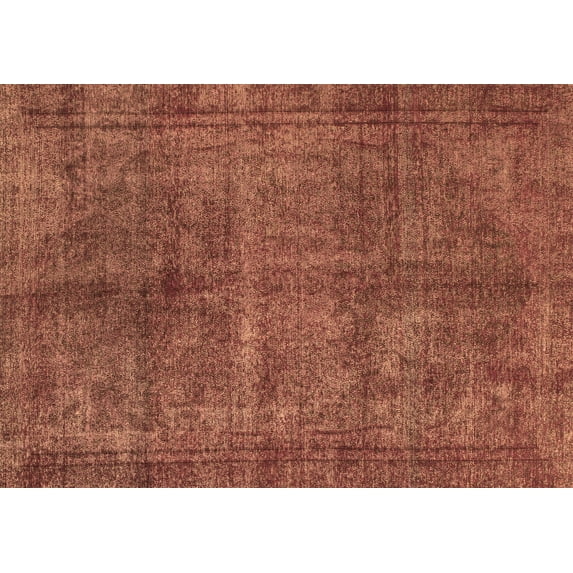 Ahgly Company Indoor Rectangle Abstract Brown Modern Area Rugs, 3' x 5'