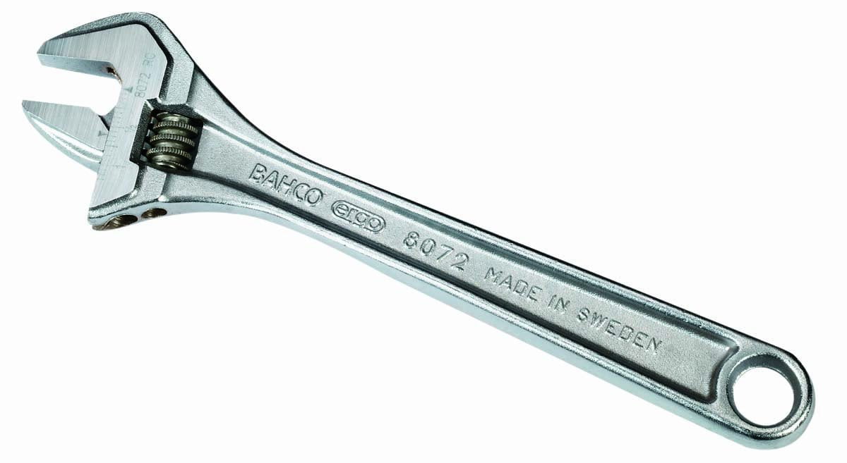 Bahco 9035 R US Ergo X-Wide Adjustable Wrench, 12-Inch, Black 