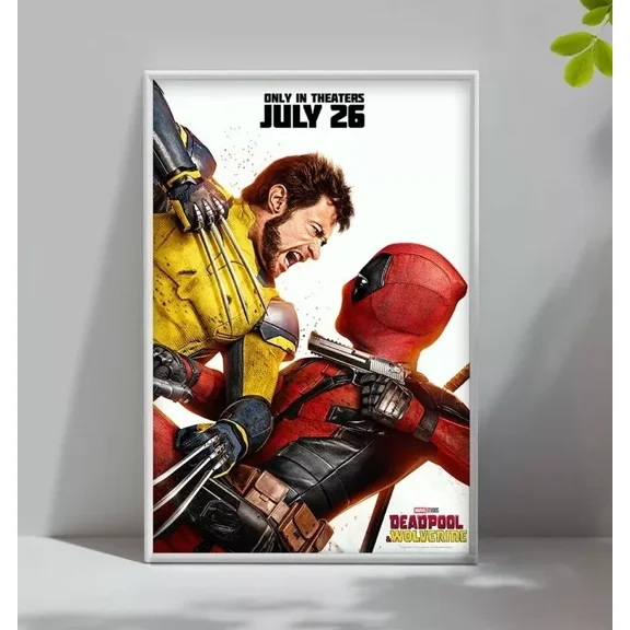 POSTER Deadpool & Wolverine Movie Poster-Limited Edition Collectibl-Home Decor UNFRAMED, 12x18
