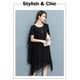 thumbnail image 2 of 2022 Women Blue StripedLong Sleeve neck Basic Dresses Button Split Pleated DressXL Gao Jinjia LED, 2 of 2