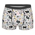 thumbnail image 4 of Goofa Puppy Printed Men's Boxer Briefs Underwear, Moisture-Wicking Underwear, Trunk,Soft and Breathable Cotton Underwear-Medium, 4 of 9