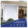 thumbnail image 2 of Tarps Now Translucent Tarp, (18' X 24') with Aluminium Grommets for Indoor and Outdoor - Waterproof Sheet Cover Heavy Duty Tarpaulin for Canopy Tent, Roof, Camping - Clear and White, 2 of 5