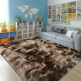 thumbnail image 2 of Conbriboy Large washable rug Shaggy Nursery Area Rug for Baby Toddler Princess Room area rug for living room 5x7ft Tie-dye brown, 2 of 9
