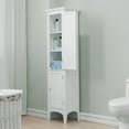 thumbnail image 4 of Teamson Home Glancy Freestanding Linen Tower, 4 of 11